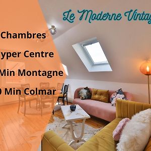 蒙斯特Le Moderne Vintage Hyper Centre, Vue Cigognes, Montagne, Neuf Au Calme, 3 Etoiles公寓 Exterior photo
