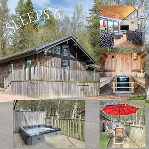 Luxury Cabin With Hot Tub And Sauna 奥特伯恩 Exterior photo