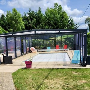 La CroupteMaison Normande Avec Piscine Chauffee Privee别墅 Exterior photo