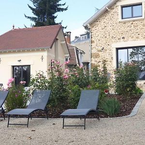 Gite De Charme A Senlisse: Confort Haut De Gamme, Parc Arbore, Cheminee, Wifi Gratuit, Proche Chateaux - Fr-1-527-9别墅 Exterior photo