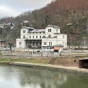 Ferienwohnung Im Historischen Bahnhofsgebaude In Balduinstein Exterior photo