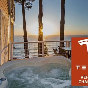 Breathtaking Oceanview! By Oceanviewhottubs Oceanfront! Shelter Cove Ca Tesla Ev Station公寓 Exterior photo