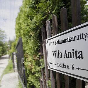 Villa Anita - 100 Metrov Od Plaze Bercsenyi 巴拉顿阿卡拉提亚 Exterior photo