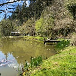 The Goose Nest Luxury Lakeside Shepherd Hut In Cardinham Woods, Cornwall酒店 Exterior photo