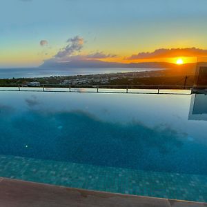 Heated Pool & Jacuzzi, Sea View - Paleokastro Luxury Villas 基萨莫斯 Exterior photo