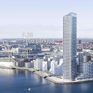 Århus26-Etage Lejlighed Med Utrolig Havudsigt公寓 Exterior photo