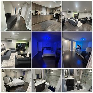 Luxury High-End Private Side Entrance 2 Bedroom Apartment, 2 Bathrooms, 2 Parking, Full Kitchen, 3 Fireplaces, 2 Sony 4K Smart Tv'S Netflix, Premium Cable, Free Wi-Fi, 3 Smartlocks,1 King & 1 Queen Size Beds, Yyz, 401,Erin Mills Parkway Mississauga R 布兰普顿 Exterior photo