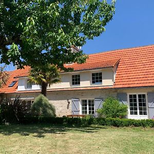 Longere Bord De Mer Avec Grand Jardin Fleuri Géfosse-Fontenay Exterior photo