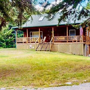 Silvers Log Cabin Fire Pit Acadia National Park 特伦顿 Exterior photo