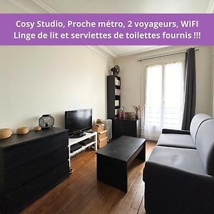 勒瓦卢瓦-佩雷Cosy Studio - Proche Metro - 2 Voyageurs公寓 Exterior photo