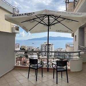 New Apartment With Sea View Terrace Sarandë Exterior photo