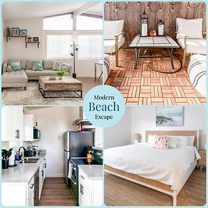 2Br Modern Beach Getaway W King Bed & Ev Friendly - Steps Away To The Beach 纽波特比奇 Exterior photo