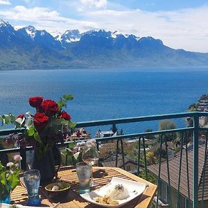 Best Panoramic View, Swiss Authenticity 1-9 Guests 蒙特勒 Exterior photo
