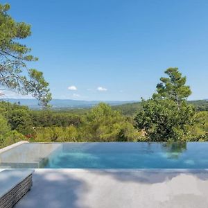 Maison Bois Ecologique Avec Piscine Et Superbe Vue 沃内勒 Exterior photo