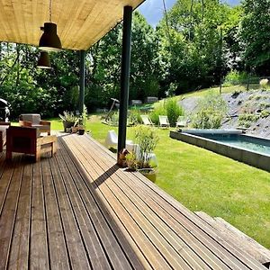 Maison En Bois Au Calme Piscine Corbarieu Exterior photo