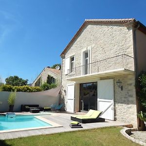 Spacieuse Maison De Village Avec Piscine Saint-Mathieu-de-Tréviers Exterior photo