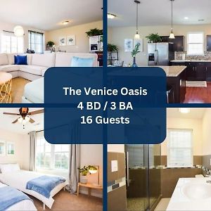 The Venice Oasis - 4Br-3Ba 16 Guests 大西洋城 Exterior photo