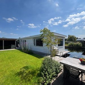 New- Private Cosy Houseboat, On A Lake Near Amsterdam 维恩科文 Exterior photo