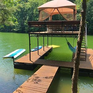 Crystal Blue Lake House On Lanier Waterfront With Private Dock Oscarville Exterior photo