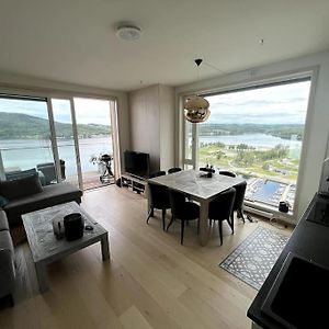 Mjos Tower - Big Apartment With Lake View Sjusjøen Exterior photo