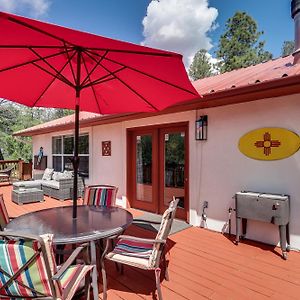 Charming Ruidoso House With Deck And Mountain Views!别墅 Exterior photo