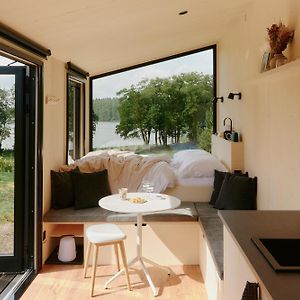 LenzenRaus Tiny House Am See Mit Sauna Und Whirlpool别墅 Exterior photo