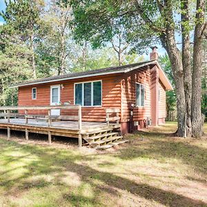 Cabin In Boulder Junction With Fire Pit And Deck!别墅 Exterior photo