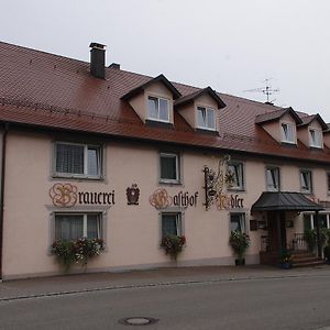 黑伯廷根 Brauereigasthof Adler酒店 Exterior photo