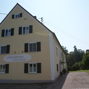 Gastehaus Schlossbrau 伊兴豪森 Exterior photo