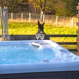 Glen Bay - 2 Bed Lodge On Friendly Farm Stay With Private Hot Tub 新卡姆诺克 Exterior photo