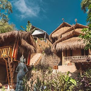 Bali Bamboo Jungle Huts And Hostel Tampaksiring Exterior photo