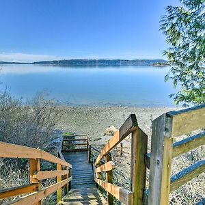 Cozy Beachouse View And Deck, Steps From Skagit Bay 拉康纳 Exterior photo