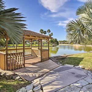 Waterfront Harlingen Home With Pool, Patio And Gazebo! Exterior photo