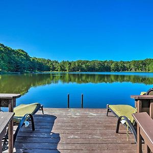 Lakefront Milford Home With Pvt Dock And Hot Tub! Exterior photo